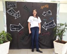 Acompanhamento do início do ano letivo pelo chefe do NRE Maringá - Luciano Pereira dos Santos - nos estabelecimentos de ensino.