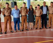 Acompanhamento do início do ano letivo pelo chefe do NRE Maringá - Luciano Pereira dos Santos - nos estabelecimentos de ensino.