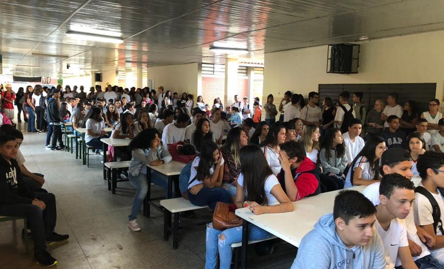 1º dia de aula 2019 Acompanhamento do início do ano letivo pelo chefe do NRE Maringá - Luciano Pereira dos Santos - nos estabelecimentos de ensino.
