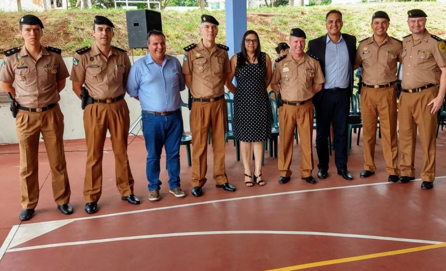 1º dia de aula 2019 Acompanhamento do início do ano letivo pelo chefe do NRE Maringá - Luciano Pereira dos Santos - nos estabelecimentos de ensino.