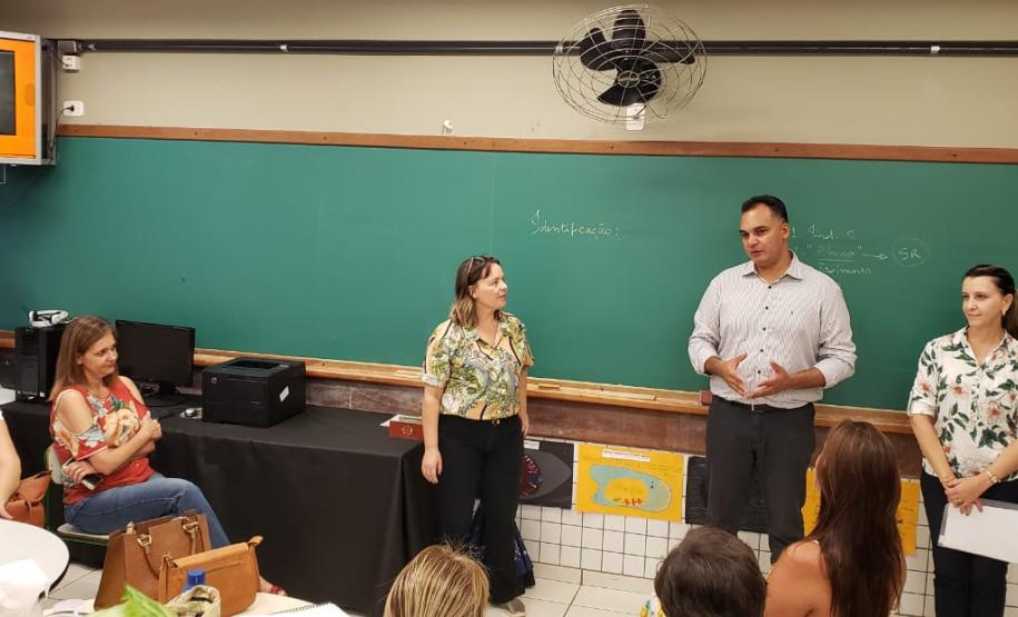 Primeiro Encontro de Professores e Pedagogos das Salas de Recursos tipo I (Dificuldades de aprendizagem) e da Altas Habilidades/Superdotação do NRE de Maringá, em 26/02/2019 no IEEM.