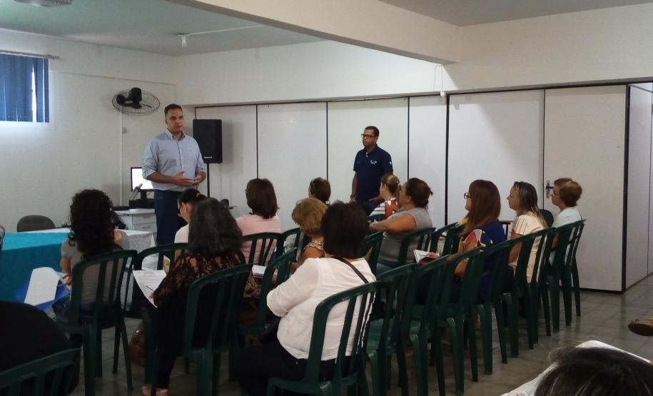 Reunião pedagogas sobre Programa Aulas Especializadas de Treinamento Esportivo